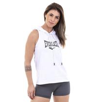 Camiseta everlast básica regata com capuz - feminino