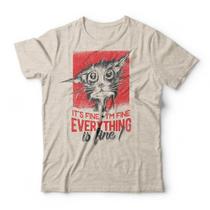 Camiseta Everything Is Fine Studio Geek Camiseta Everything Is Fine Studio Geek