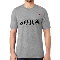 Camiseta Evolução do Baterista (Bateria) - Foca na Moda