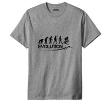 Camiseta Evolução Do Ciclista Corrida Bike Evolution Trilha
