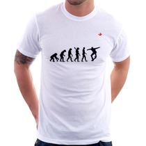 Camiseta Evolução do Skatista - Foca na Moda