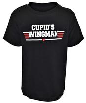 Camiseta exclusiva para bebês e meninos do Dia dos Namorados Cupids Wingman (10, Cupido)