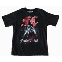 Camiseta Facção Central Blusa Pp Ao G2 Hip Hop Rap Mr310 RCH Camiseta Facção Central Blusa Pp Ao G2 Hip Hop Rap Mr310 RCH