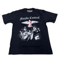 Camiseta Facção Central Rap Nacional Blusa Adulto Unissex Mr398
