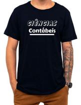 Camiseta Faculdade Ciências Contábeis Contabilidade Algodão Camiseta Faculdade Ciências Contábeis Contabilidade Algodão