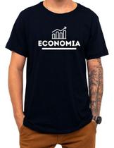 Camiseta Faculdade Economia Curso Universidade 100% Algodão