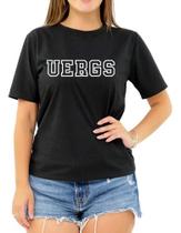 Camiseta Faculdade Uergs Universidade Estadual Rs Feminina