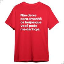 Camiseta Fantasia Carnaval Frase Pegação Beijo Folia Bloquin