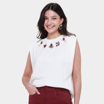 Camiseta Farm Bordada Coquetel