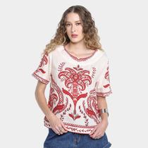 Camiseta Farm Camafeu Tropical Feminina