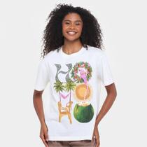 Camiseta Farm Casual Feminina Camiseta Farm Casual Feminina