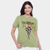 Camiseta Farm Fit Bouquet Tropical Camiseta Farm Fit Bouquet Tropical