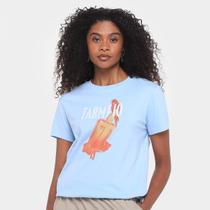 Camiseta Farm Fit Picole Farm Rio Feminina Camiseta Farm Fit Picole Farm Rio Feminina