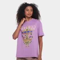 Camiseta Farm Media Carrossel Paris Feminina Camiseta Farm Media Carrossel Paris Feminina