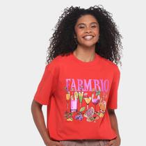 Camiseta Farm Media Drinks Farm Rio Feminina