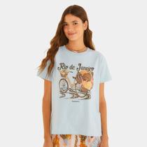 Camiseta Farm Natureza Feminina Camiseta Farm Natureza Feminina