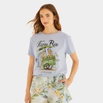 Camiseta Farm Natureza Feminina Camiseta Farm Natureza Feminina