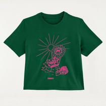 Camiseta farm t-shirt prainha siga o sol verde 357087