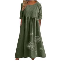 Camiseta Fartey 2025 Casual Plus Size Summer com bolsos