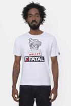 Camiseta Fatal Surf Regular Logo Onde Está Wally 1998 Verão