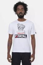 Camiseta Fatal Surf Regular Logo Onde Está Wally 1998 Verão Camiseta Fatal Surf Regular Logo Onde Está Wally 1998 Verão