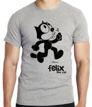 Camiseta Félix O Gato Blusa criança infantil juvenil adulto camisa tamanhos Camiseta Félix O Gato Blusa criança infantil juvenil adulto camisa tamanhos
