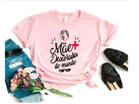 Camiseta Feliz dia das Mães Rosa Lindo Presente Filho e Filha Camiseta Feliz dia das Mães Rosa Lindo Presente Filho e Filha