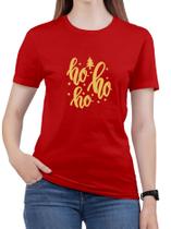 Camiseta Feliz Natal 100% Algodão Tshirt Feminina Papai Noel Camiseta Cristã 100% Algodão T-shirt Feminina Gospel Exodo