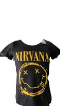 camiseta femeninna nirvana*/ smile BTCF 535
