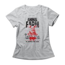 Camiseta Feminina A Revolução Dos Bichos Camiseta Feminina A Revolução Dos Bichos