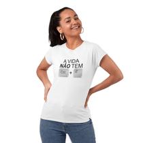 Camiseta Feminina A Vida Não Tem CTRL+Z Geek