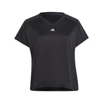 Camiseta feminina Adidas Aeroready Train Essentials com decote em V