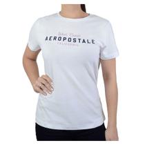 Camiseta Feminina Aeropostale MC Silk Branca - 98110