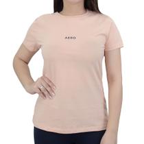 Camiseta Feminina Aeropostale MC Silkada Rose Claro - 989018