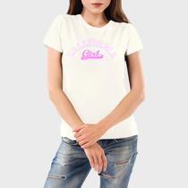 Camiseta Feminina Algodão California Girl Premium