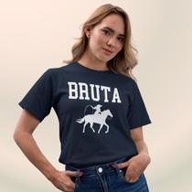 Camiseta Feminina Algodão Country Boiadeira Agro Rodeio Bruta Farm