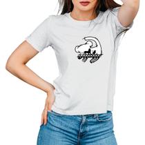 Camiseta Feminina Algodão Estampa Sem Problema