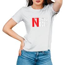 Camiseta Feminina Algodão Estampada New York City Casual