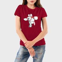 Camiseta Feminina Algodão Girafa Premium