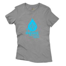 Camiseta Feminina Algodao Só Jesus Tem as Aguas que Preciso João 4:14 Resistente a Temperatura