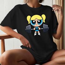 Camiseta Feminina Algodão Unissex DTF MENINAS SUPER PODEROSA