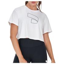 Camiseta Feminina Alto Giro Cropped Branca - 24317