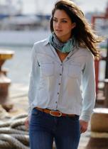 Camiseta Feminina Azul Claro