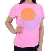 Camiseta Feminina Babicat T-Shirt Bloom Rosa - B2735 Camiseta Feminina Babicat T-Shirt Bloom Rosa - B2735