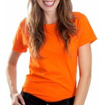 Camiseta Feminina Baby Look Algodão Lisa Atacado Blusa
