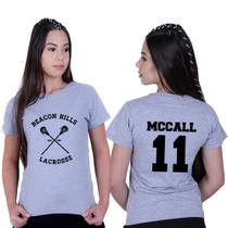 Camiseta Feminina Baby Look Algodão Série Teen Wolf Scott McCall 11 Lacrosse