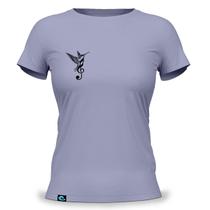 Camiseta Feminina Baby Look com Estampa Beija flor Clave de Sol Preto 100 Algodão Fio 30.1 Ayahuasca Espiritual Cura Despertar da Consciência Nova Era