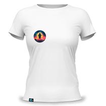 Camiseta Feminina Baby Look com Estampa Nirvana 100 Algodão Sidarta Gautama Buda Budismo Budista Meditação Zen Aum Om Iluminação Monge Espiritual Paz