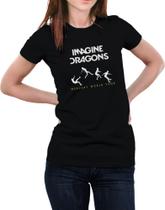 Camiseta Feminina Baby Look Inagine Dragons - Novidade!!