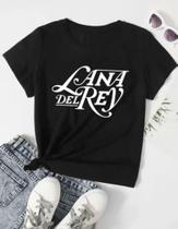 Camiseta Feminina Baby Look Lana Del Rey Camisa 100% Algodão